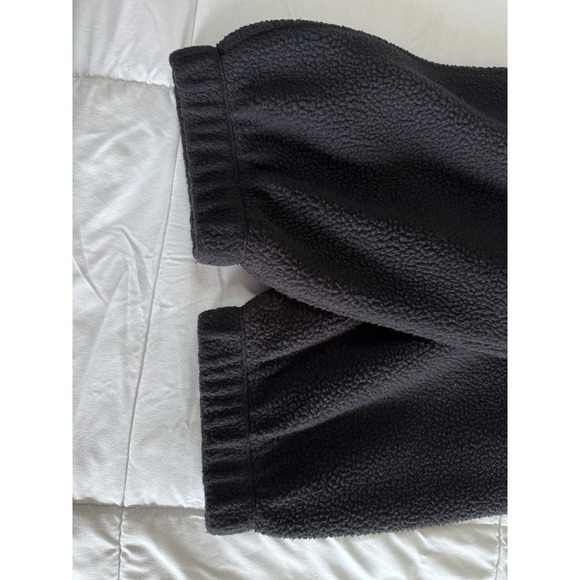 Nike Sherpa Pants 1X Black Joggers Fleece Logo Elastic Waist Soft EUC - Picture 10 of 11